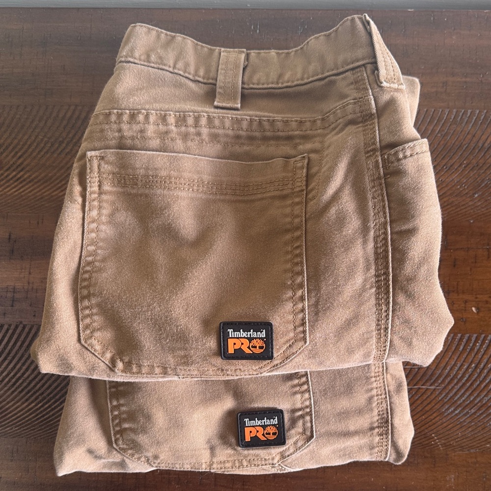 Bundle of 2 Timberland PRO Men's Brown Cargo Pants